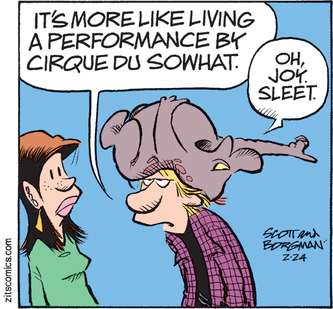 Gesture OCR: IT'S MORE LIKE LIVING PERFORMANCE BY CIRQUE DU SOWHAT. OHJOY. SLEET. SCOTTand BORGNAN Z-24 zitscomics.com IT'S MORE LIKE LIVING PERFORMANCE BY CIRQUE DU SOWHAT. OHJOY. SLEET. SCOTTand BORGNAN Z-24 zitscomics.com