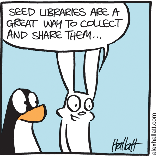 Happy OCR: SEED LIBRARIES ARE A GREAT WAY TO COLECT AND SHARE THEM... Hallatt alexhallatt.com SEED LIBRARIES ARE A GREAT WAY TO COLECT AND SHARE THEM... Hallatt alexhallatt.com