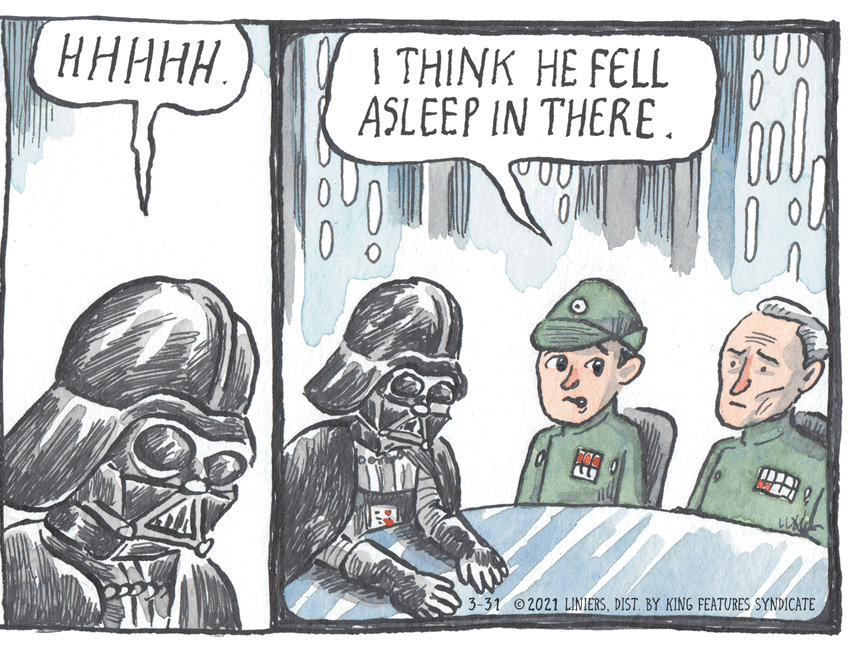 Military uniform OCR: HAAA. 1 ??INK HE FELL ASLEEP IN THERE. 3-31 2021 LIN IERSDIST. BY KING FEATURES SYNDICATE ? HAAA. 1 ??INK HE FELL ASLEEP IN THERE. 3-31 2021 LIN IERSDIST. BY KING FEATURES SYNDICATE ?
