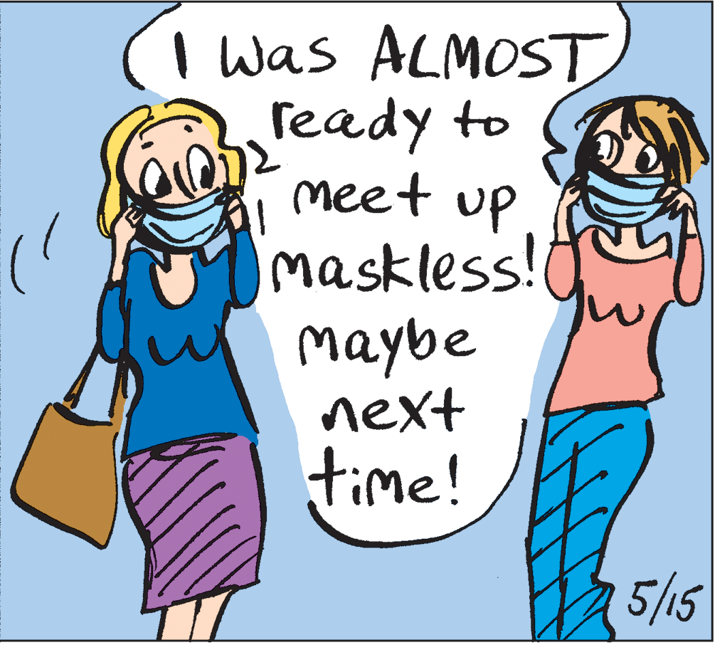 Interaction OCR: I was ALMOST ready to meet up maskless! maybe next time! 5/15 I was ALMOST ready to meet up maskless! maybe next time! 5/15