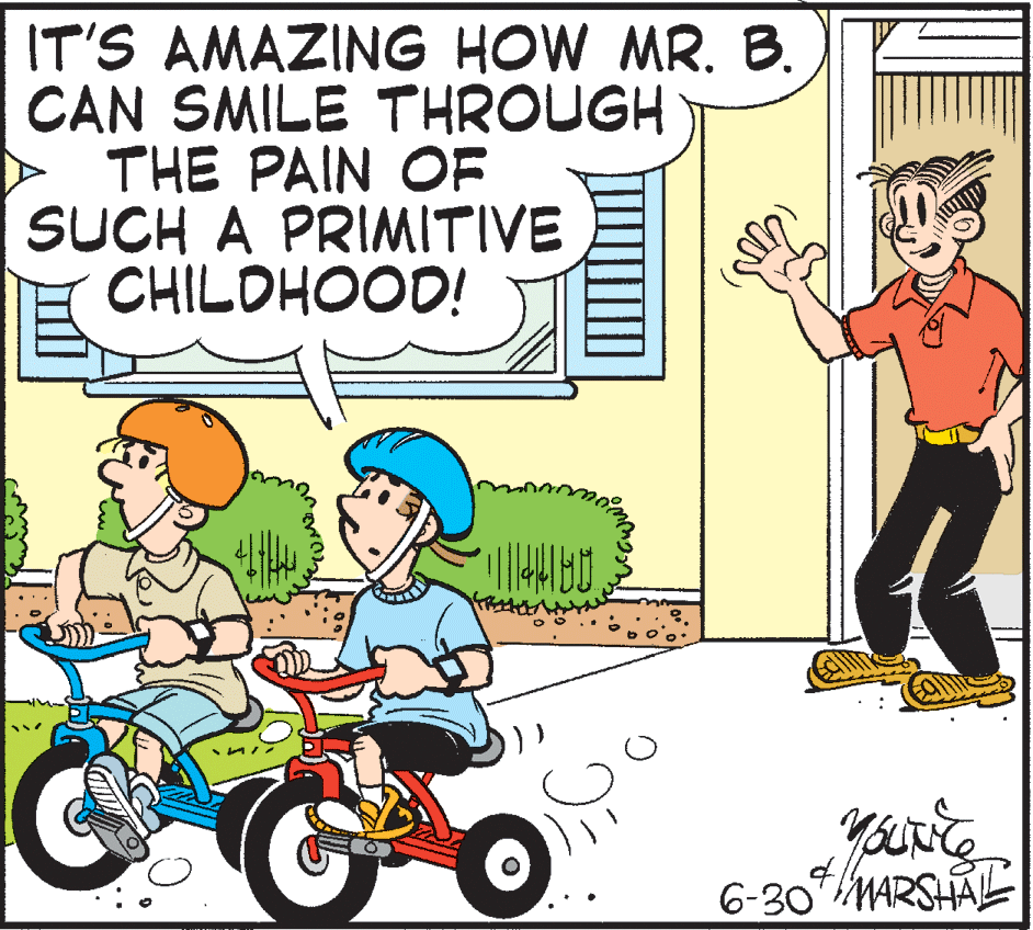Sharing OCR: IT'S AMAZING HOW MR. B. CAN SMILE THROUGH THE PAIN OF SUCH A PRIMITIVE CHILDHOOD! 4. 6-30MARSHAL IT'S AMAZING HOW MR. B. CAN SMILE THROUGH THE PAIN OF SUCH A PRIMITIVE CHILDHOOD! 4. 6-30MARSHAL