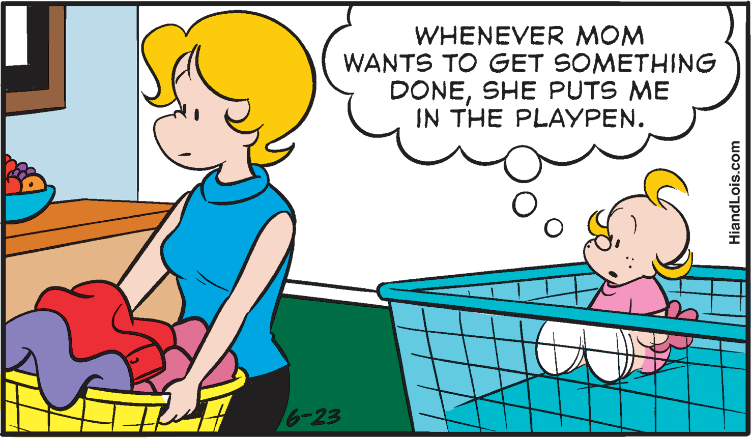 Gesture OCR: WHENEVER MOM WANTS TO GET SOMETHING DONESHE PUTS ME IN THE PLAYPEN. 6-23 HiandLois.com WHENEVER MOM WANTS TO GET SOMETHING DONESHE PUTS ME IN THE PLAYPEN. 6-23 HiandLois.com